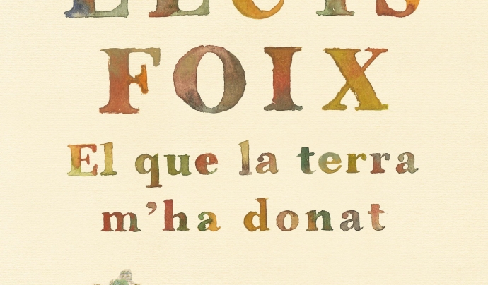 Lluis Foix presenta a la Fira el seu llibre "El que la terra m'ha donat" Font: Lluís Foix