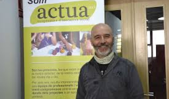 Miquel Àngel Carreto és director general de la cooperativa Actúa.  Imatge de Miquel Àngel Carreto. Font: Miquel Àngel Carreto.