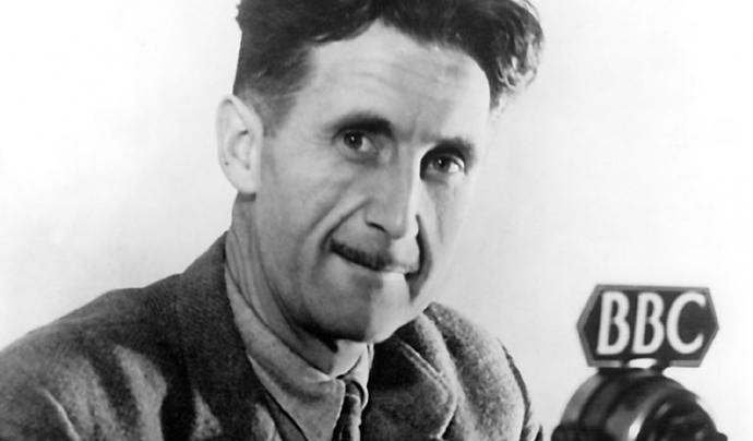 George Orwell és un dels auotrs que les seves obres han passat a ser de Domini Públic.  Imatge de la BBC. Llicència de Domini Públic.  Font: BBC. Llicència de Domini Públic. 