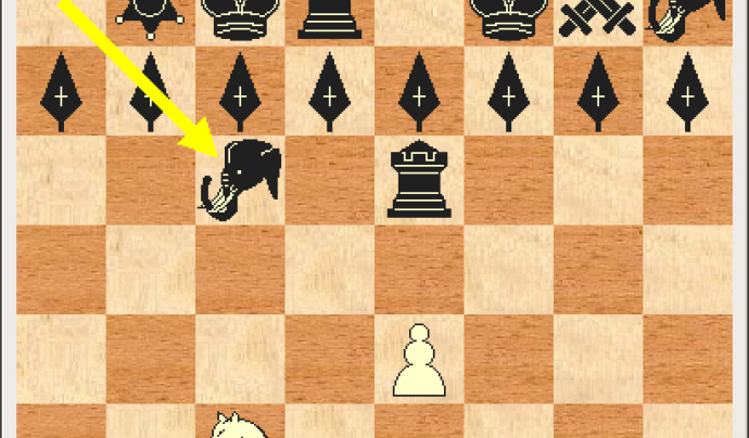 Captura de pantalla GNU Chess
