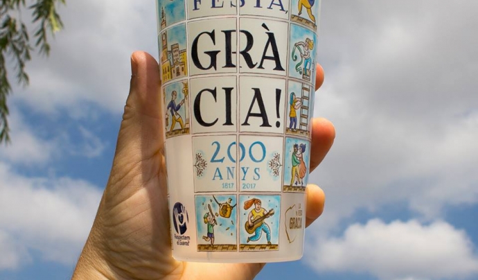 El got reutilitzable de la Festa Major de Gràcia Font: Festa Major de Gràcia