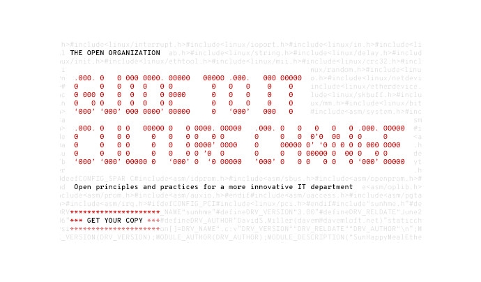 Guide to it cultural change Font: Open Source