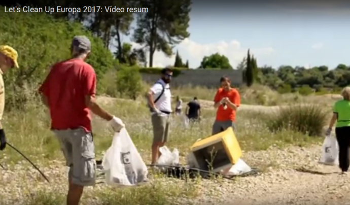 Voluntaris i voluntàries a tot Europa es mobilitzen contra els residus abandonats al Let's Clean Up