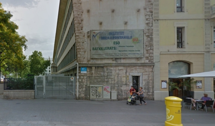 Institut Milà i Fontanals, espai on se celebraran les jornades. Font: Google Maps