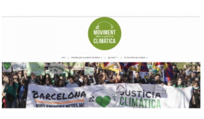 El moviment per la Justícia Climàtica ha lamentat la suspensió de la llei  Font: Moviment per la Justícia Climàtica
