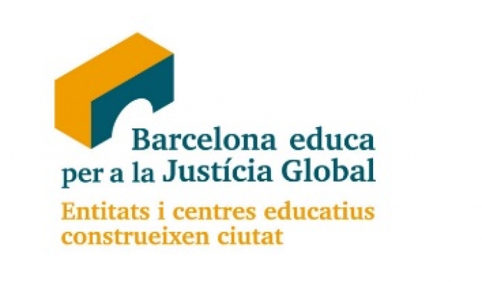 Logo de Barcelona Educa per a la Justícia Global.  Font: Direcció de Justícia Global i Cooperació Internacional
