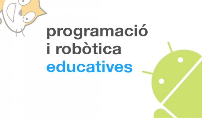 Logotip de la pàgina web de Robòtica i programació educativa de la Generalitat de Catalunya Font: Generalitat de Catalunya