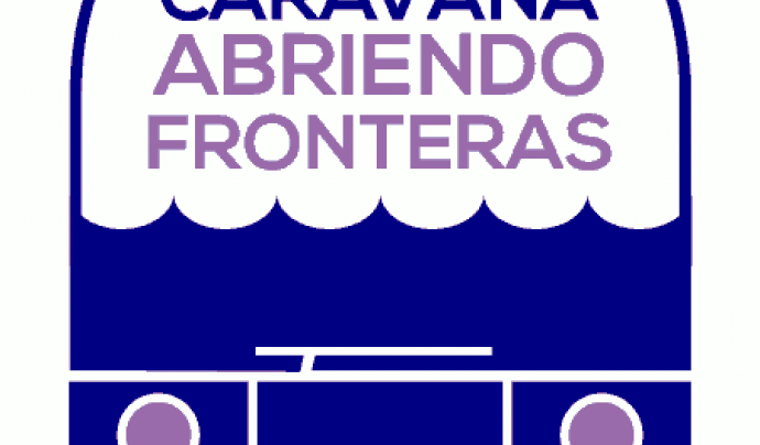 Logo de la Caravana Obrim Fronteres. Font: Obrim Fronteres