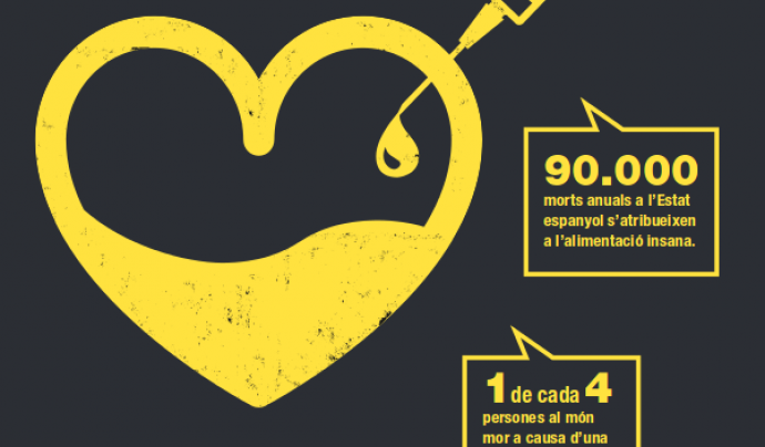Cartell de la campanya Enverina'm Font: VSF Justícia Alimentària Global