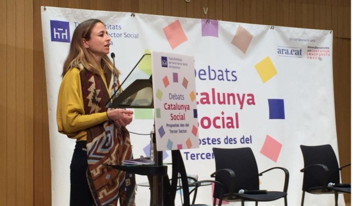 Marta Garcia als Debats Catalunya Social Font: Ecoserveis