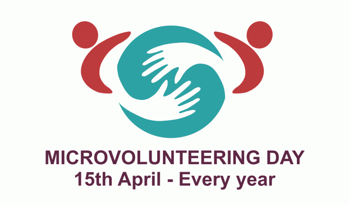 Logo del Dia Mundial del Voluntariat. 