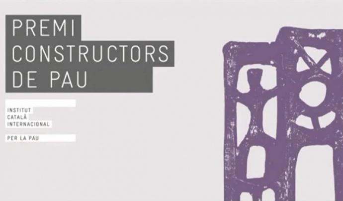 Cartell del Premi Constructors de Pau. Font: ICIP