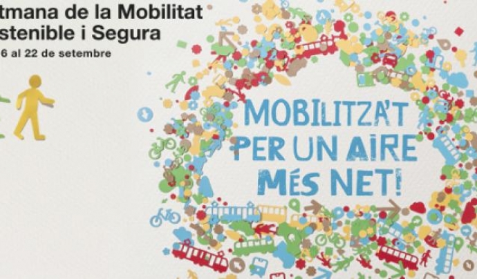 Imatge de la Setmana de la Mobilitat Sostenible a Catalunya Font: Setmana de la Mobilitat Sostenible