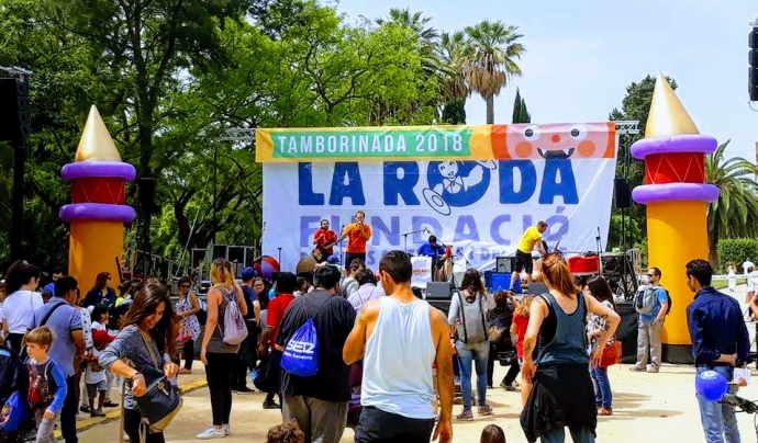 La Tamborinada tornarà a omplir el Parc de la Ciutadella de solidaritat. Font: Fundació La Roda