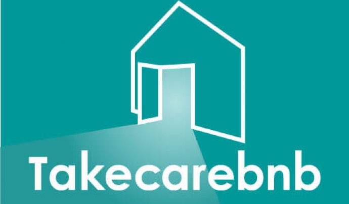 Logotip de Takecarebnb Font: Takecarebnb