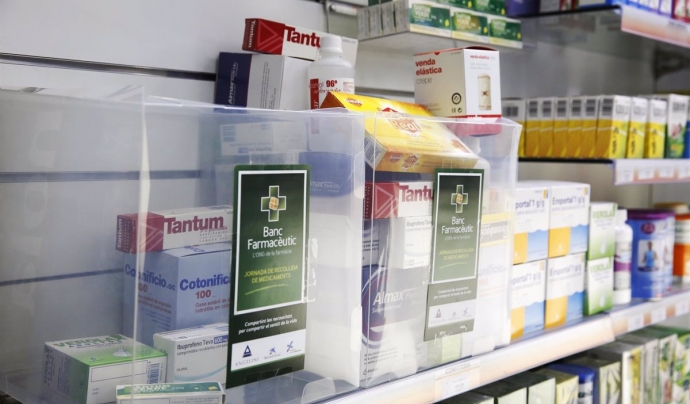 El Banc Farmacèutic recuperarà l'any vinent la recollida solidària de medicaments a les farmàcies. Font: Banc Farmacèutic