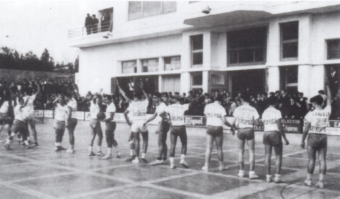 Imatge d'arxiu de la secció de bàsquet de La Cate. Font: La Cate