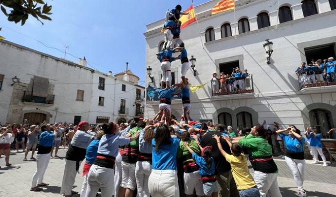 L’Associació Colla de Castellers els Bordegassos de Vilanova ha rebut el reconeixement per la seva tasca en la difusió de la cultura castellera durant cinquanta anys. Font: Associació Colla de Castellers els Bordegassos.