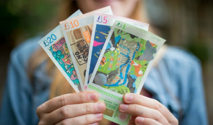 El Bristol Pound com a exemple de moneda local d'èxit (imatge: bristolpound.org) Font: 