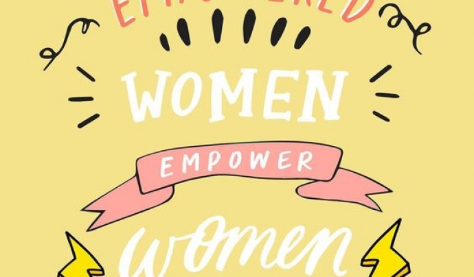 'Les dones empoderades empoderen dones', frase extreta de les xarxes socials. Font: Pinterest (BritAndCo)