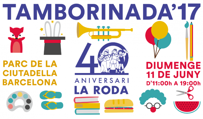 Cartell de la 40a edició de la Tamborinada Font: Fundació La Roda