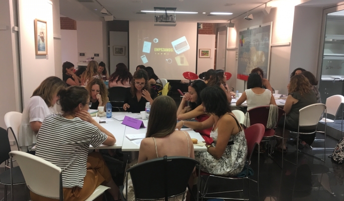 El Wolrd Café ja s'ha realitzat a Madrid, València i Ceuta. Font: Federació de Dones Progressistes. Font: Font: Federació de dones progressistes.