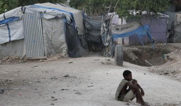 Campament Carradeux a Haití. Fotografia d'Amnistia Internacional Font: 