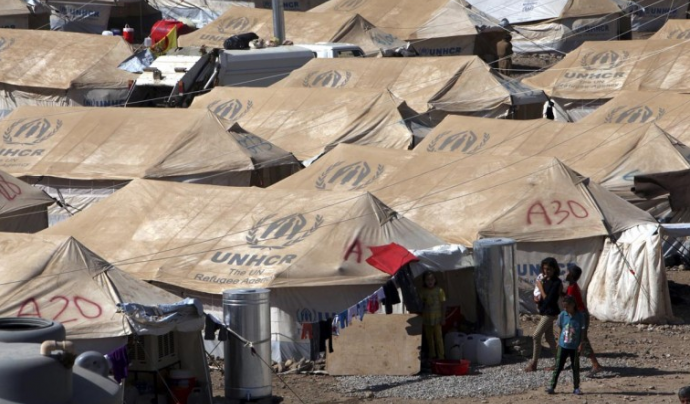 Camp de refugiats siris. Azad Lashkari/Reuters Font: 