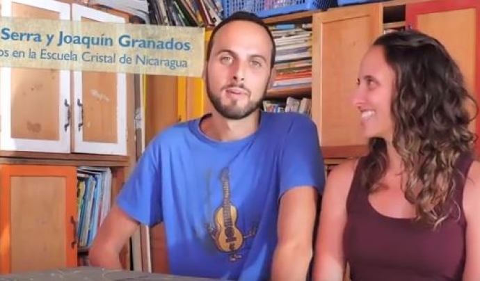 Mireia Serra i Joaquín Granados durant la seva estada a Nicaragua Font: 