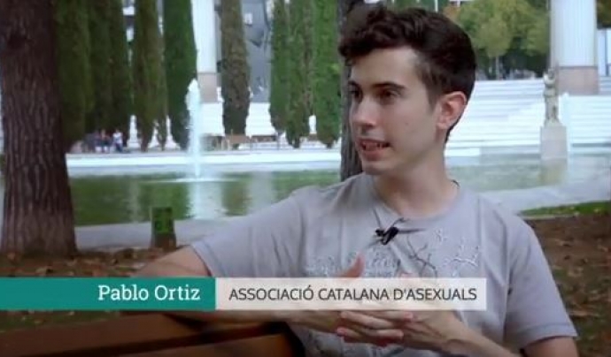 Pablo Ortiz, membre de l'Associació Catalana d'Asexuals Font: IdemTv