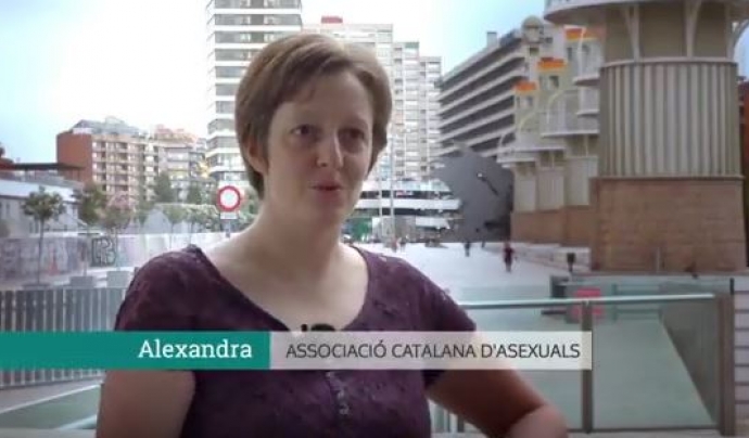 Alexandra, membre de l'Associació Catalana d'Asexuals Font: IdemTv