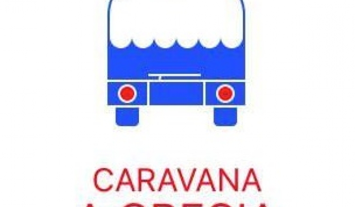 Logotip de la Caravana a Grècia Obrint Fronteres / Font: Caravana a Grècia