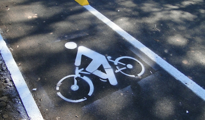 La mobilitat elèctrica està als nivells, als carrils bici de Barcelona, de les bicicletes mecàniques. Font: Llicència CC