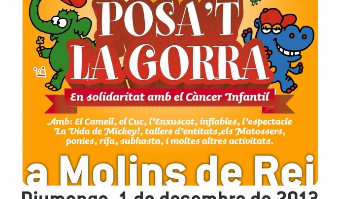 Posa't la gorra en solidaritat amb els infants amb càncer Font: 
