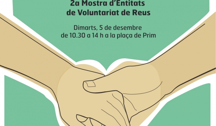 Cartell de la 2a Mostra d’Entitats de Voluntariat de Reus  Font: Ajuntament de Reus
