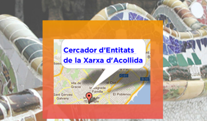 Cercador d'entitats de la Xarxa d'Acollida de Barcelona Font: 