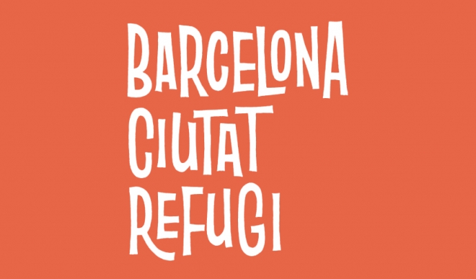 Cartell publicitari Barcelona, ciutat refugi. Font: web ajuntament de Barcelona Font: 