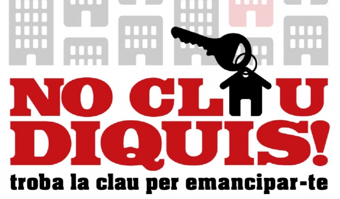 La campanya del Consell de Joventut de Barcelona per l'emancipació Font: 