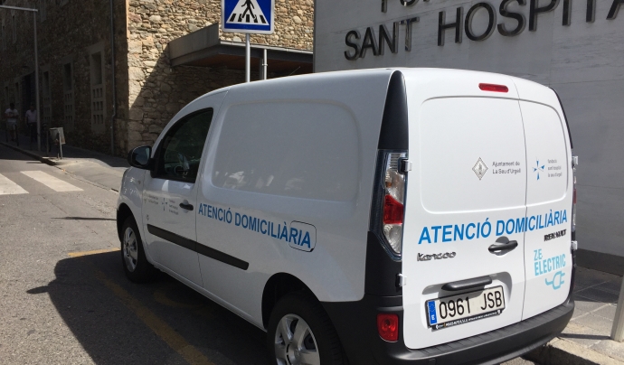 El vehicle elèctric de la Fundació Sant Hospital de la Seu d'Urgell (imatge: fsh.cat) Font: 