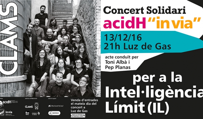 Concert solidari Clam per la Intel·ligència Límit Font: 
