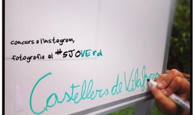 Concurs d’Instagram #5JOVErd dels Castellers de Vilafranca Font: 