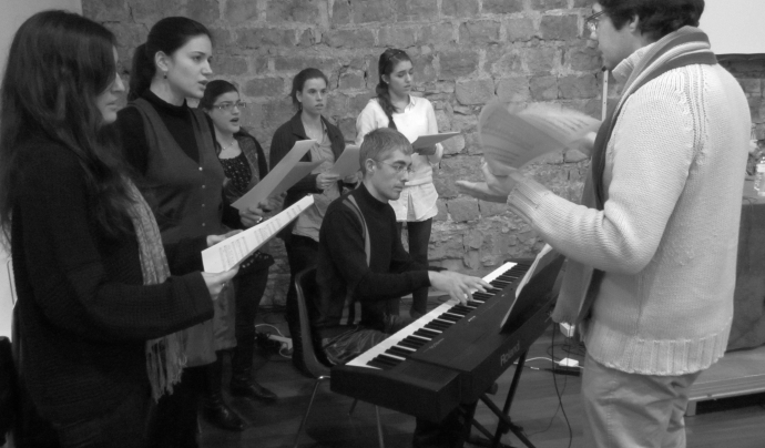 Actuació del Cor de Noies de Matadepera, dirigit per Jaume Sala (Foto: MCC) Font: 
