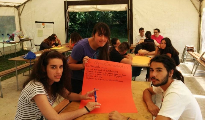 Camp de treball de l'edició 2014 de Jo_Ven! DiSueña y Construye tu Comunidad