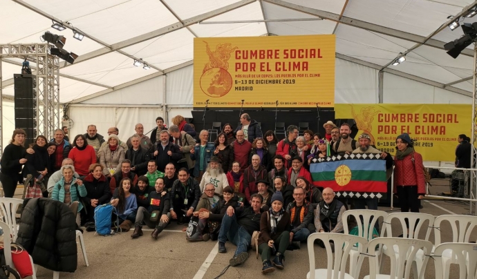 Les entitats van estar presents a la Cimera Social pel Clima. Font: Ecologistas en Acción