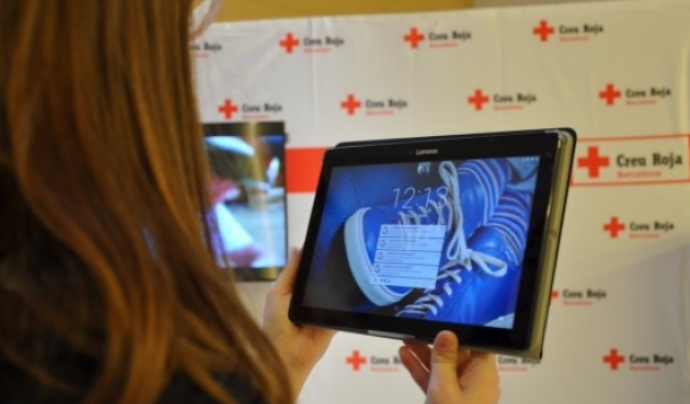 L'app va rebre en el MWC els Premis a la innovació tecnològica de la Creu Roja en la categoria "voluntariat".  Font: Creu Roja