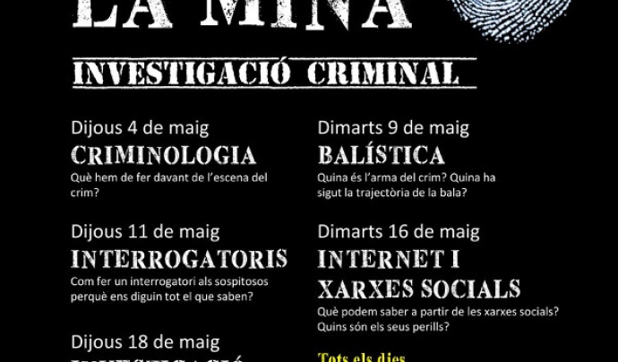 Cartell del projecte Font: CSI La Mina