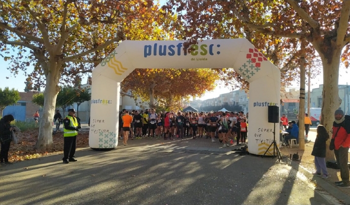 La cursa va tenir dos recorreguts, un de 5,5 km i un de 10 km. Font: Ajuntament d'Artesa de Lleida