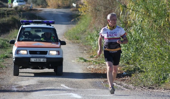 La cursa va tenir dos recorreguts, un de 5,5 km i un de 10 km. Font: Protecció civil