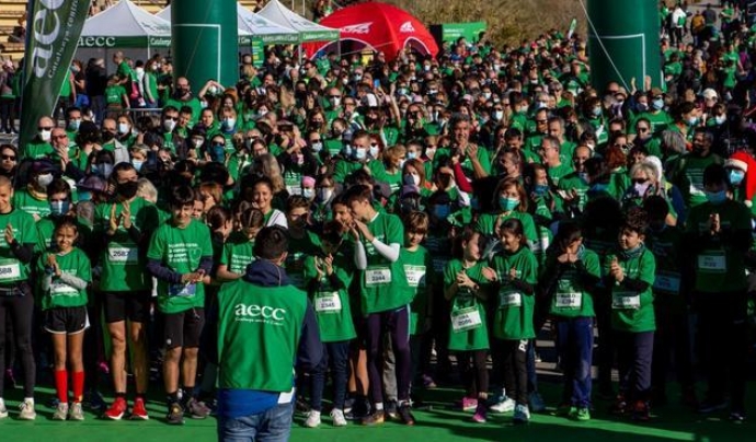 El mes d’octubre de l’any passat més de 3.200 persones van participar a la cinquena edició de la ‘Cursa Barcelona En Marxa Contra el Càncer’. Font: AECC Barcelona