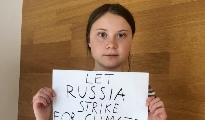 Greta Thunberg Rusia Font: Greta Thunberg